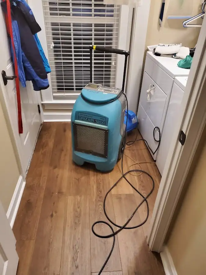 Commercial dehumidifier deployed for Crawl Space Restoration in Gray