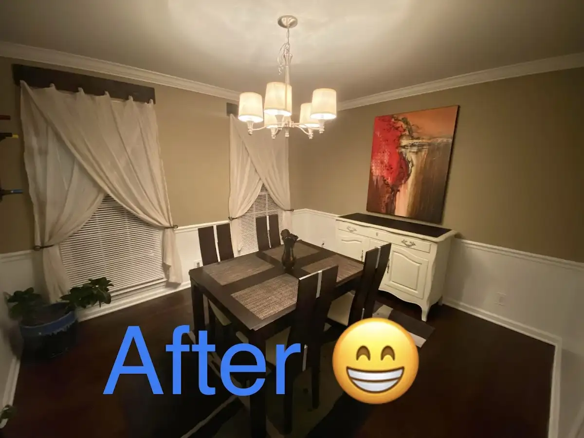 Professional dining room restoration after water damage in Gray